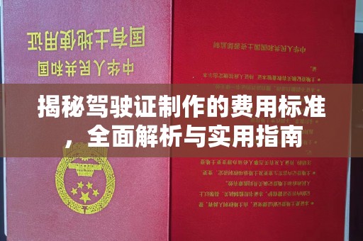 岗巴揭秘驾驶证制作的费用标准，全面解析与实用指南