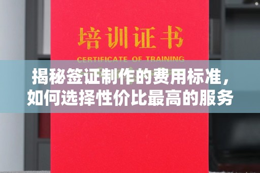 岗巴揭秘签证制作的费用标准，如何选择性价比最高的服务？