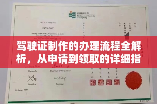 岗巴驾驶证制作的办理流程全解析，从申请到领取的详细指南