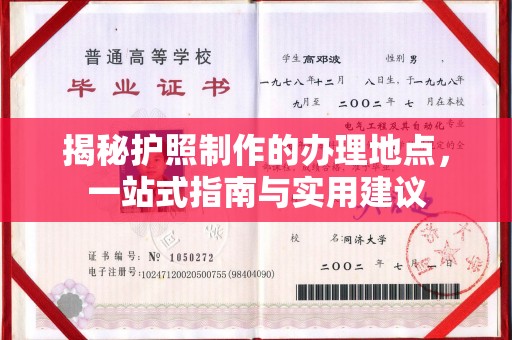 岗巴揭秘护照制作的办理地点，一站式指南与实用建议