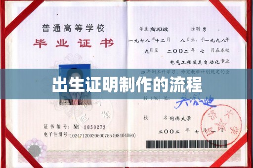 岗巴出生证明制作的流程